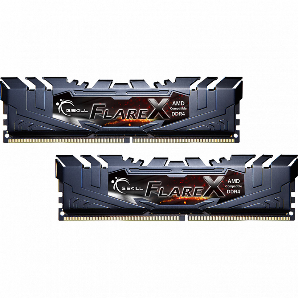 ОЗУ G.Skill FlareX F4-3200C16D-32GFX DIMM, DDR4, 32 Гб (2 х 16 Гб), 3200 МГц - миниатюра 4