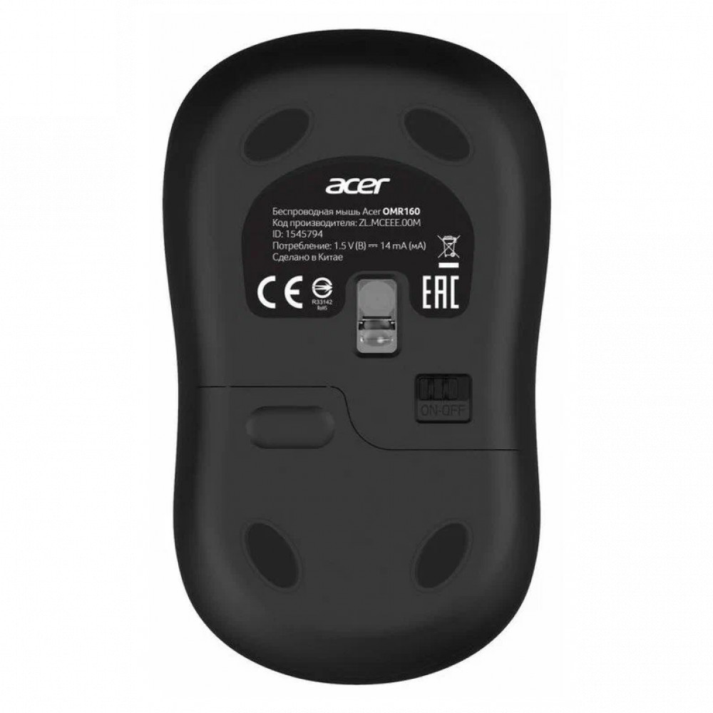 Мышь Acer OMR160 ZL.MCEEE.00M Бюджетные, Беспроводная - миниатюра 6