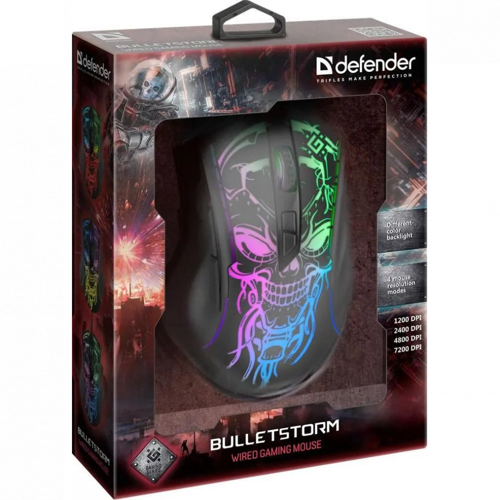 Мышь Defender Bulletstorm GM-928 52928 Игровые, Проводная - миниатюра 12
