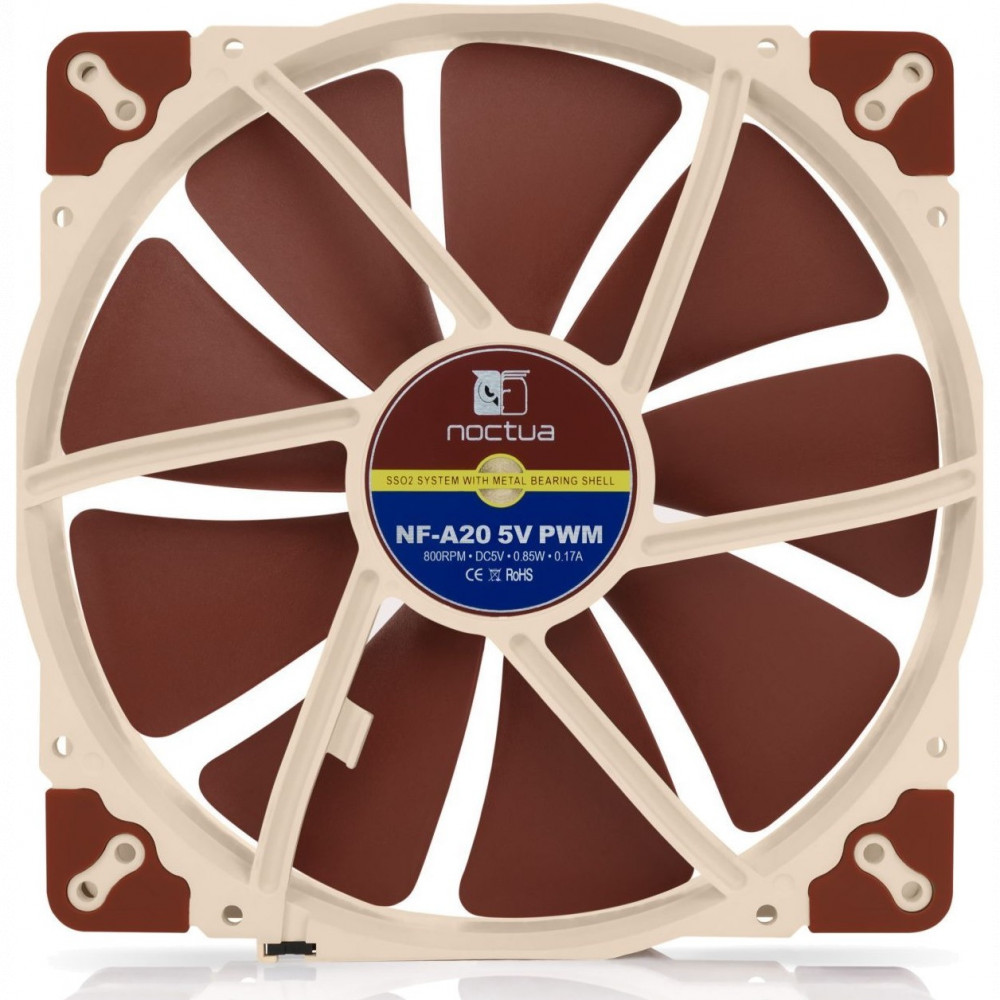 Система охлаждения Noctua NF-A20 5V PWM - миниатюра 6