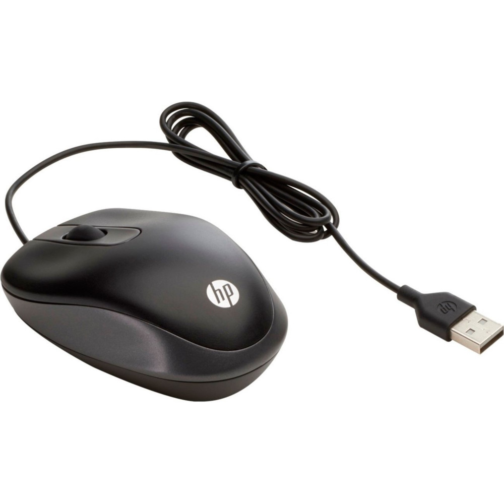 Мышь HP USB Travel Mouse G1K28AA Бюджетные, Проводная - миниатюра 2
