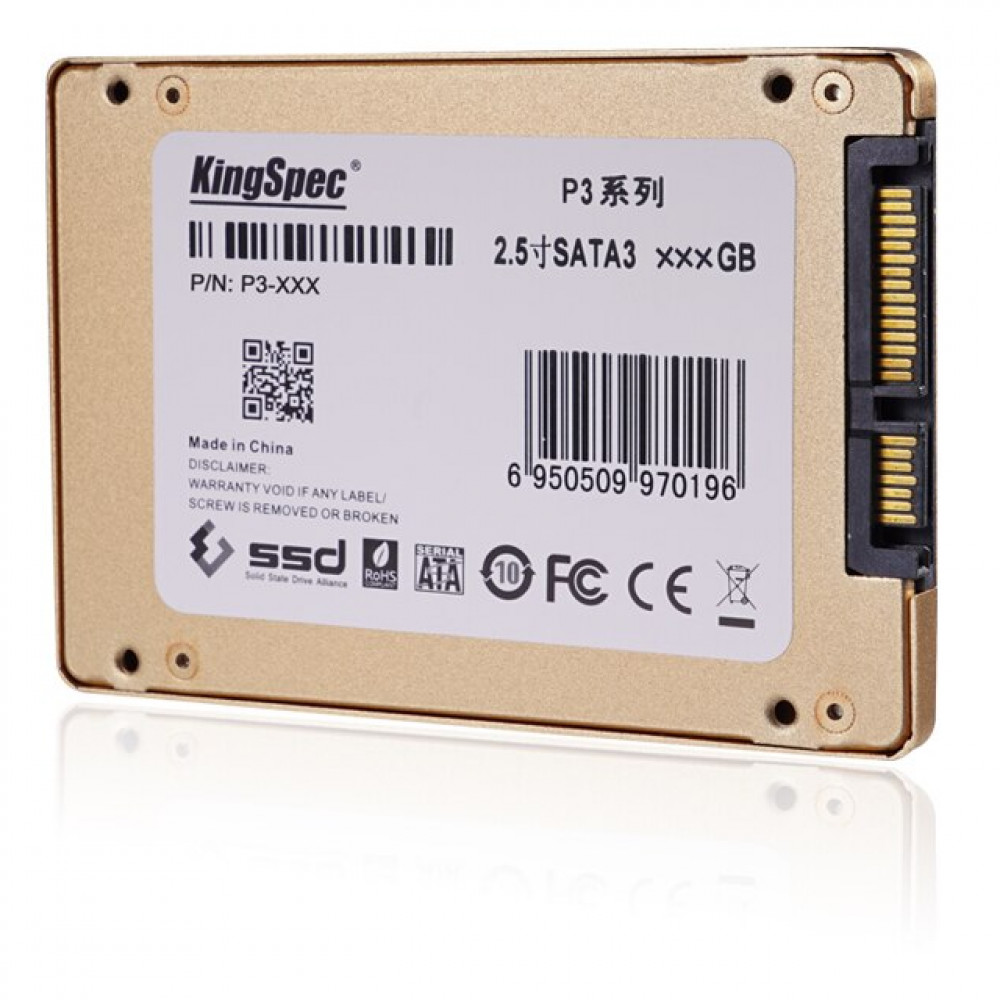 Жесткий диск KingSpec P4-480 SSD (твердотельные), 480 ГБ, 2.5 дюйма, SATA - миниатюра 2
