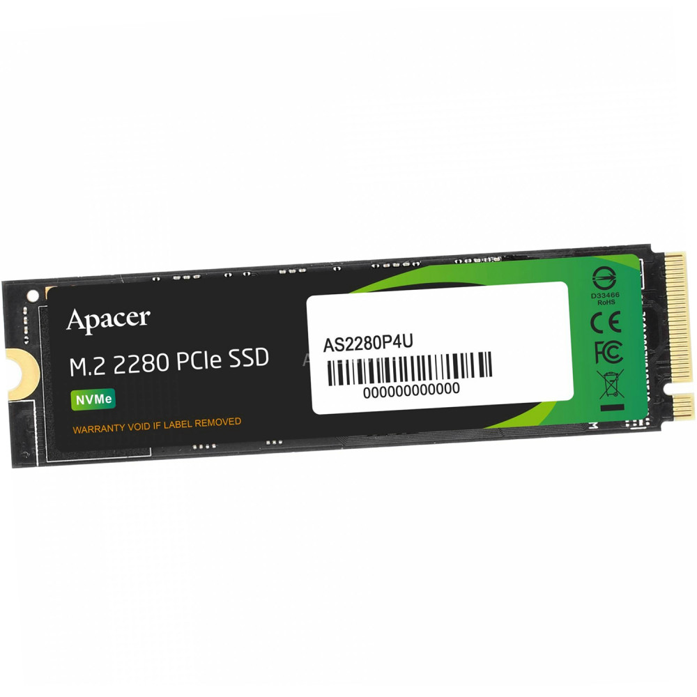 Жесткий диск Apacer AS2280P4U AP512GAS2280P4U-1 SSD (твердотельные), 512 ГБ, M.2 - миниатюра 2
