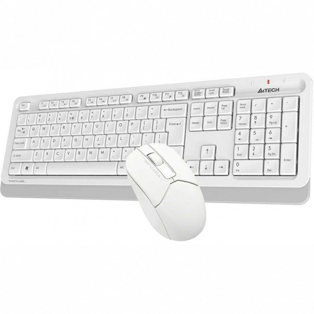 Клавиатура + мышь A4Tech Fstyler FG1012 FG1012 WHITE - миниатюра 5