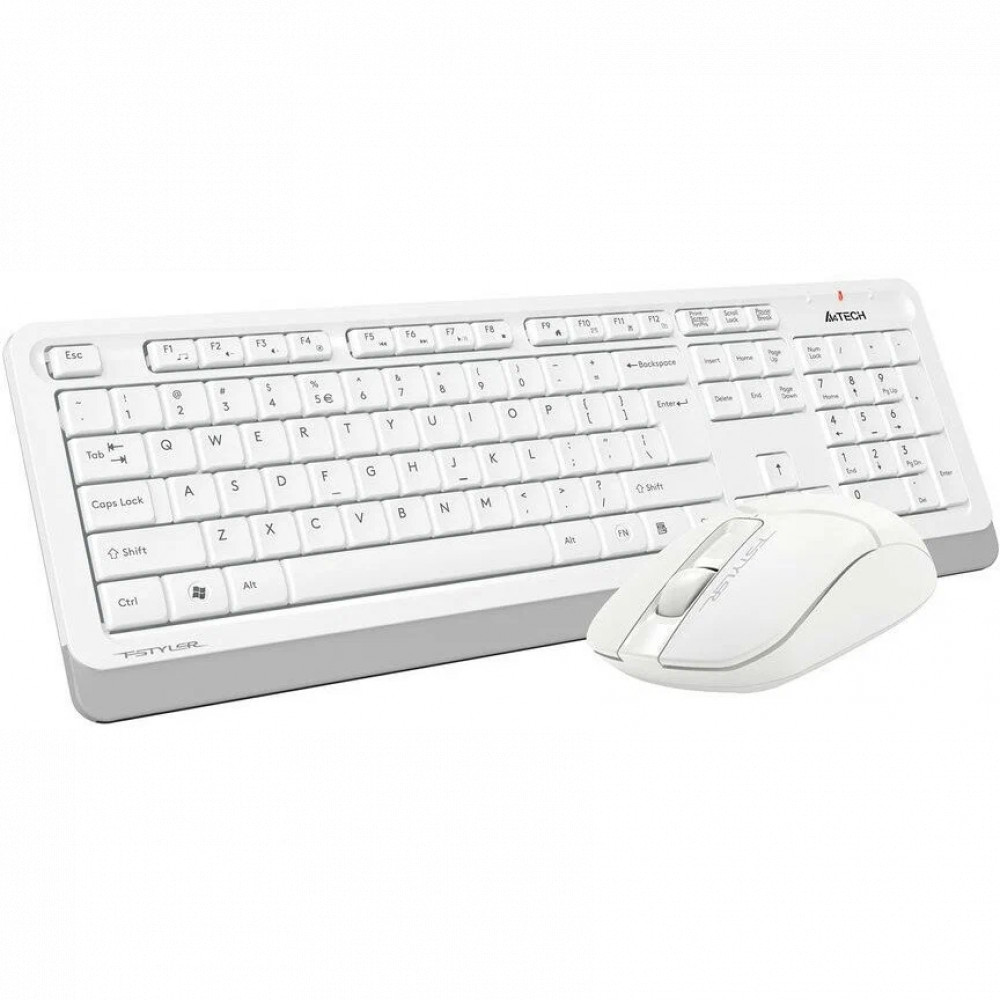 Клавиатура + мышь A4Tech Fstyler FG1012 FG1012 WHITE - миниатюра 6