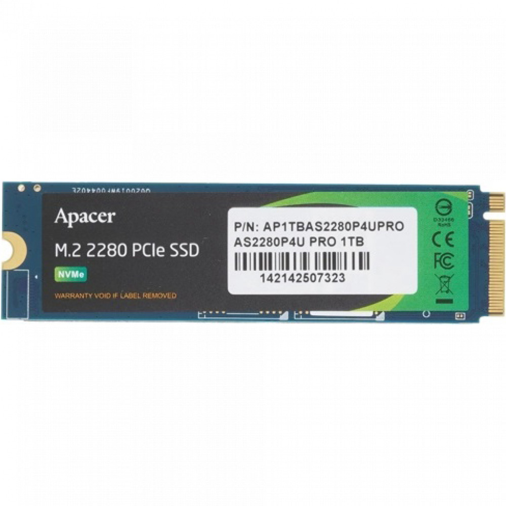 Жесткий диск Apacer AS2280P4U PRO AP1TBAS2280P4UPRO-1 SSD (твердотельные), 1 ТБ, M.2 - миниатюра 3