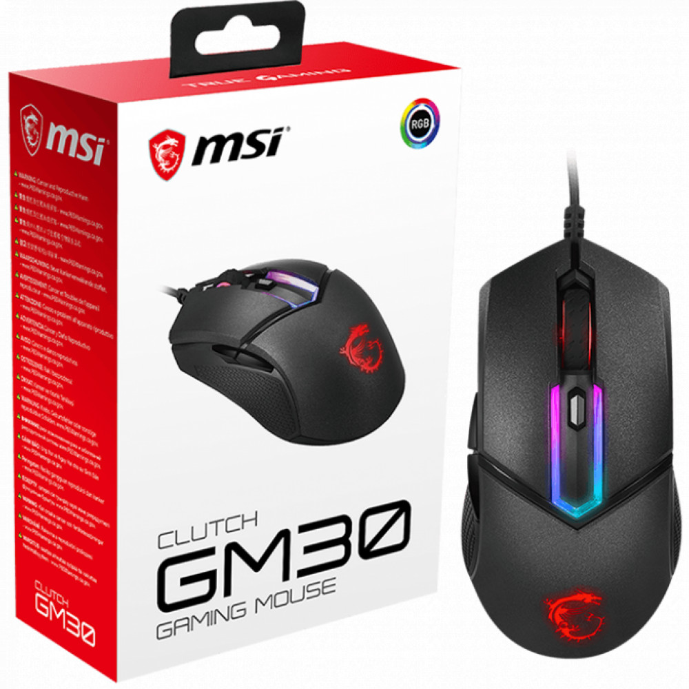 Мышь MSI Clutch GM30 GAMING Игровые, Проводная - миниатюра 10