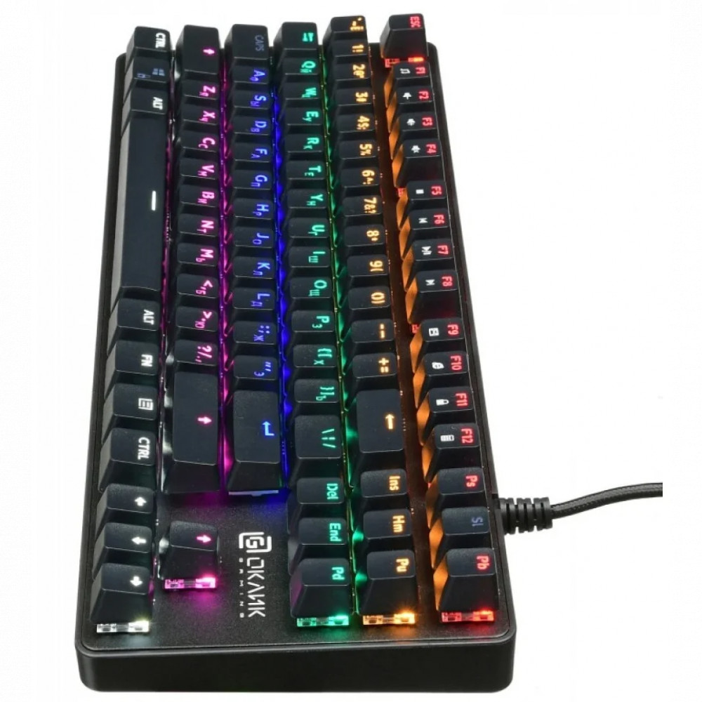 Клавиатура Oklick 969G SHOTGUN механическая 1176616 Проводная, USB - миниатюра 4