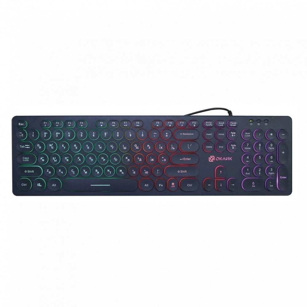 Клавиатура Oklick 420MRL 1091226 Проводная, USB - миниатюра 4