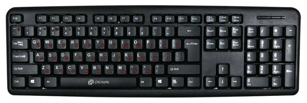 Клавиатура Oklick 90MV2 1185967 Проводная, USB - миниатюра 3