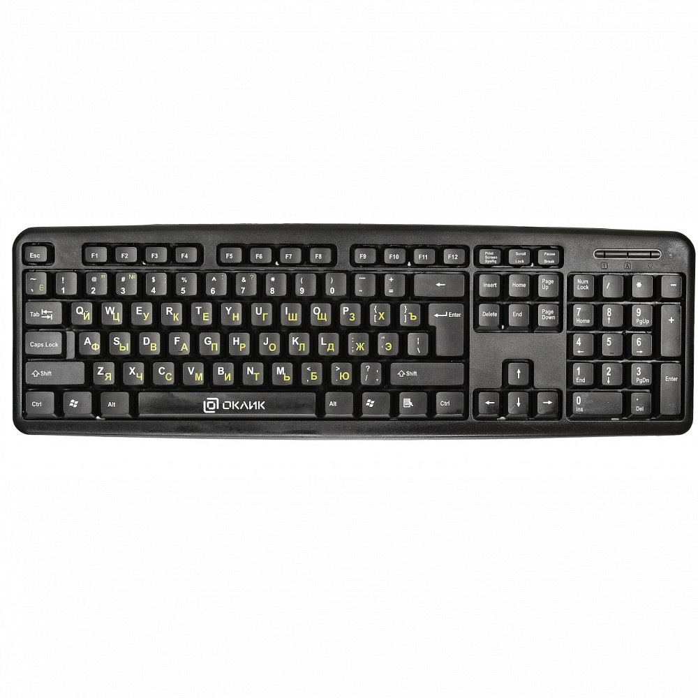 Клавиатура Oklick 130M 337077 Проводная - миниатюра 2