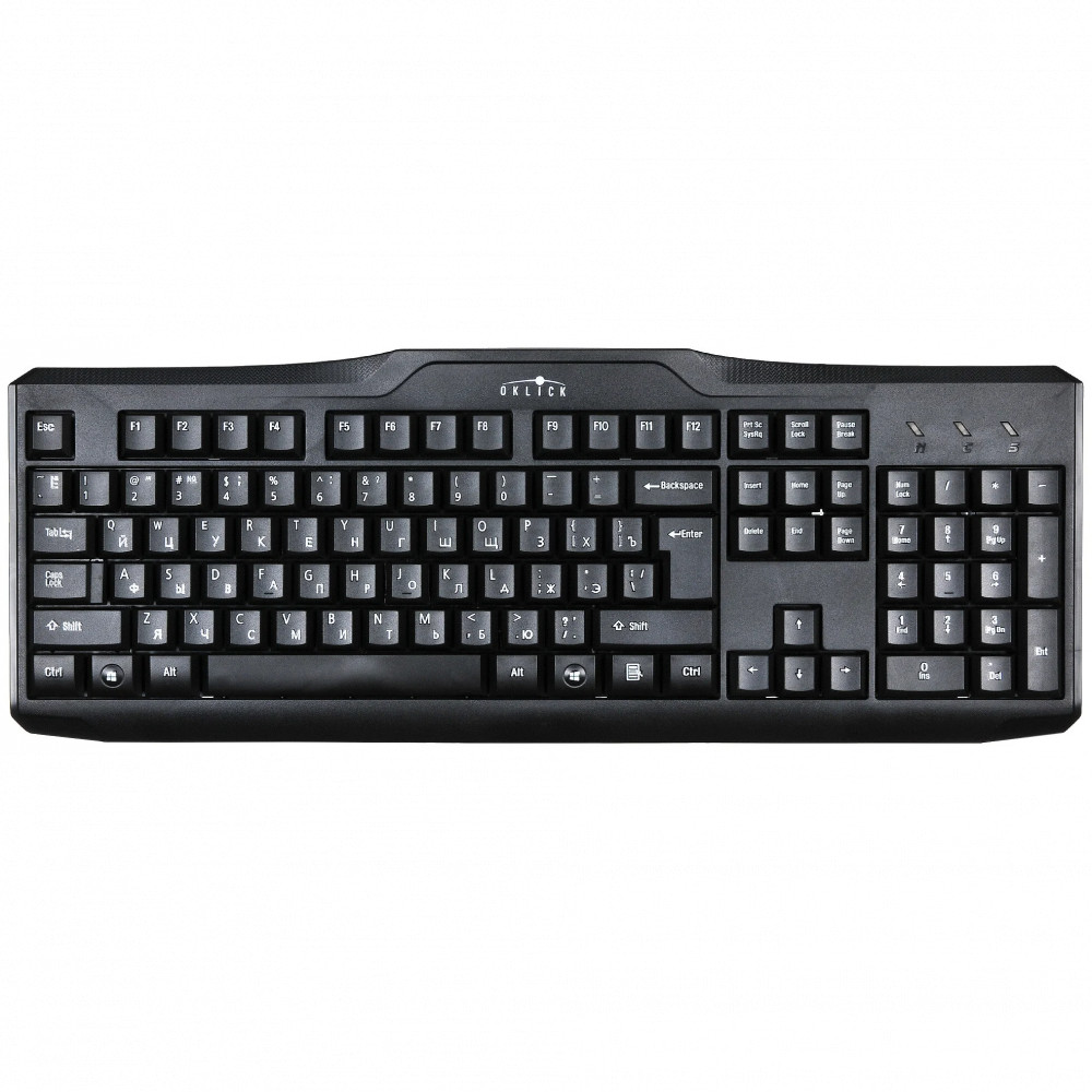 Клавиатура Oklick 170M 855272 Проводная, USB - миниатюра 2