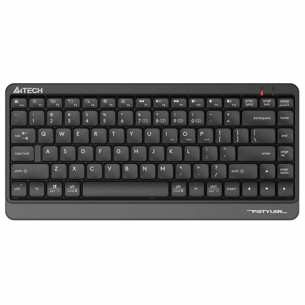 Клавиатура A4Tech Fstyler FBK11 черный/серый FBK11 GREY Беспроводная, Bluetooth - миниатюра 2