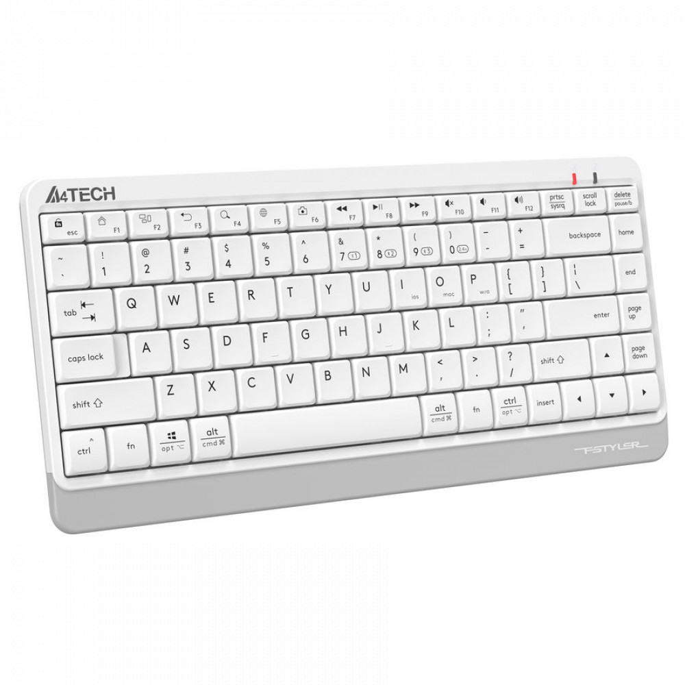 Клавиатура A4Tech FBK11 FBK11 WHITE Беспроводная, Bluetooth - миниатюра 8