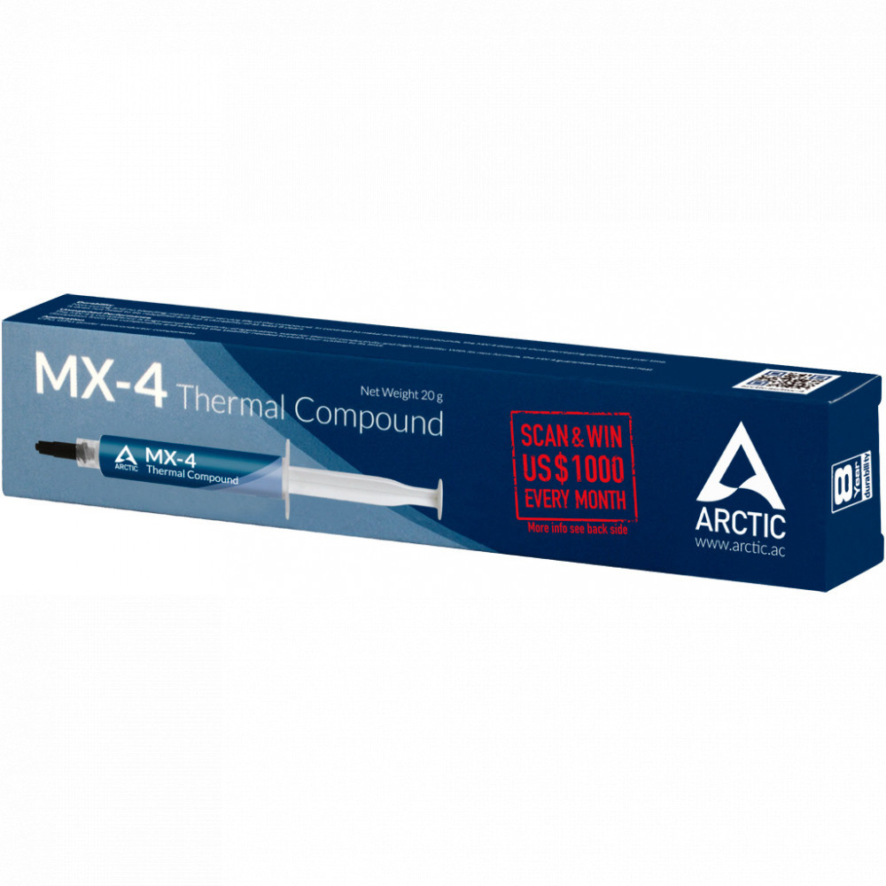 Система охлаждения ARCTIC MX-4 20г ACTCP00001B - миниатюра 5