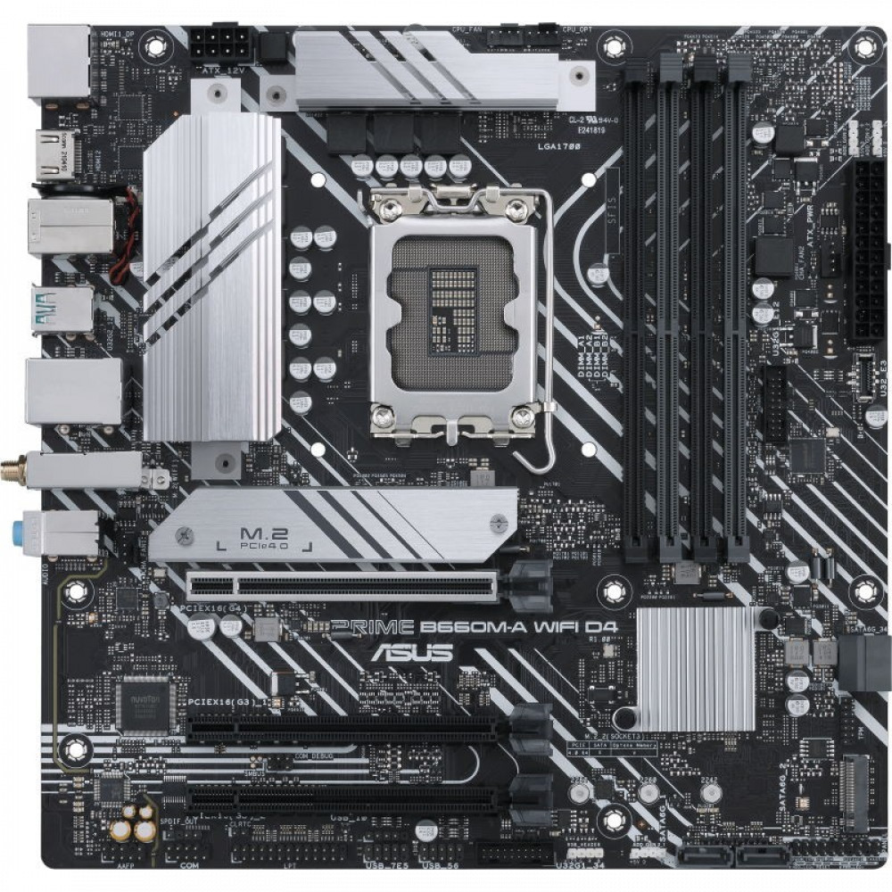 Материнская плата Asus PRIME B660M-A WIFI D4 90MB1AE0-M0EAY0 Micro-ATX, LGA 1700 - миниатюра 7