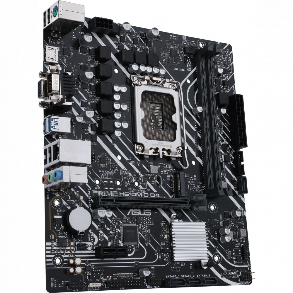Материнская плата Asus PRIME H610M-D D4 90MB1A00-M0EAY0 Micro-ATX, LGA 1700 - миниатюра 5