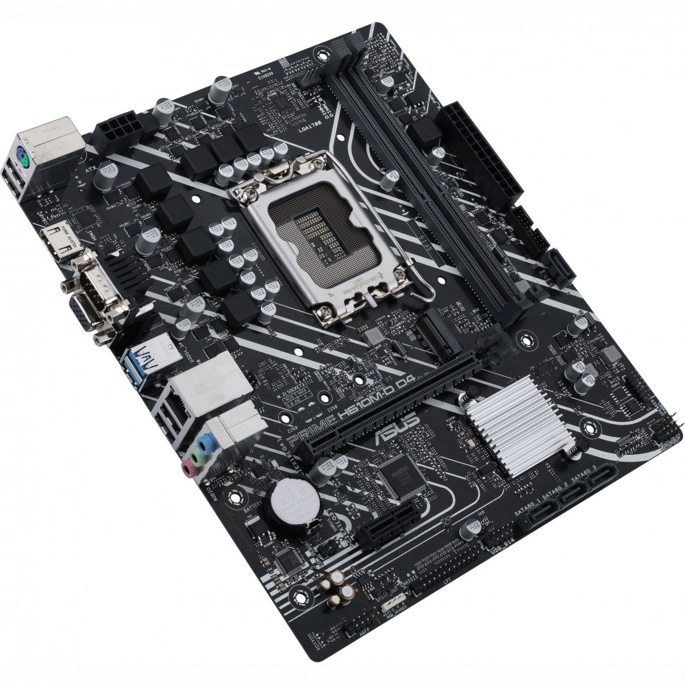 Материнская плата Asus PRIME H610M-D D4 90MB1A00-M0EAY0 Micro-ATX, LGA 1700 - миниатюра 7