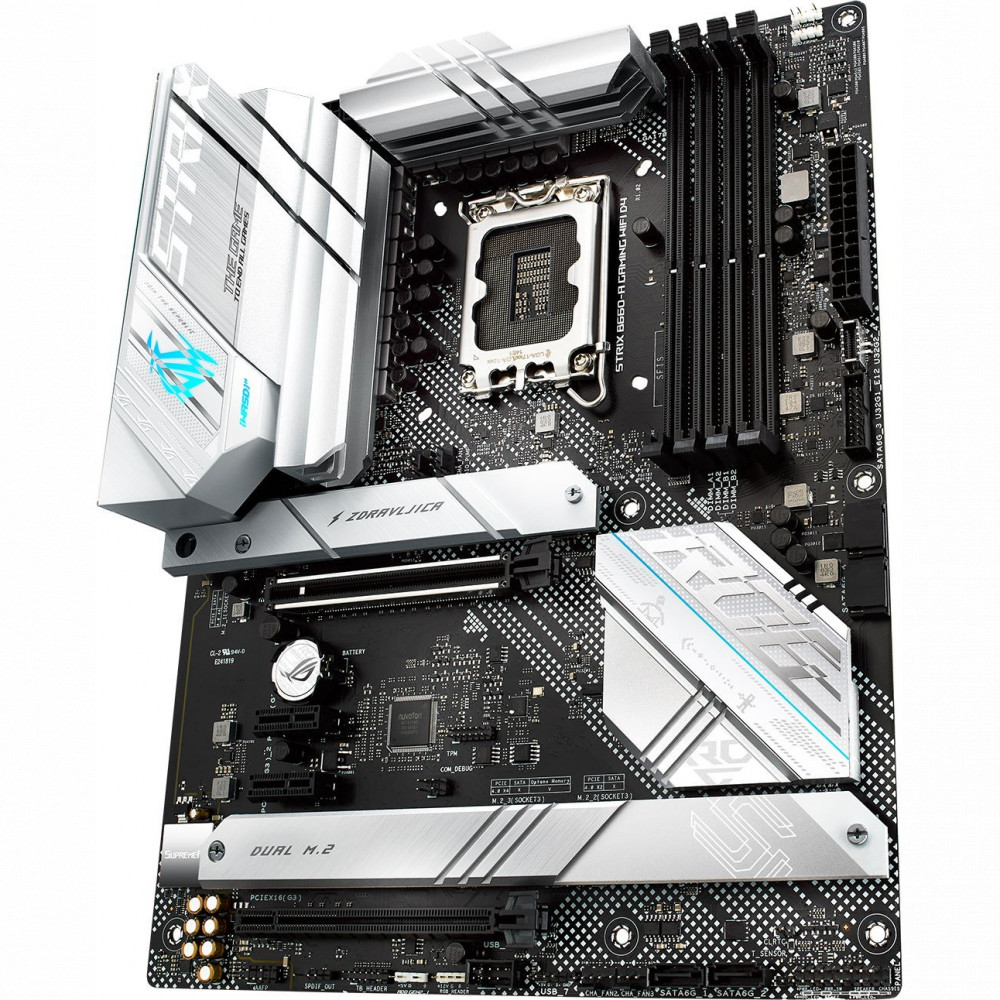 Материнская плата Asus ROG STRIX B660-A GAMING WIFI D4 ATX, LGA 1700 - миниатюра 12