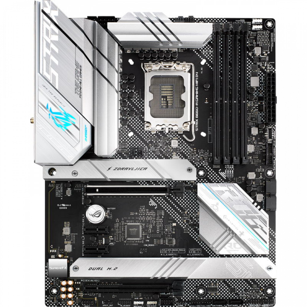 Материнская плата Asus ROG STRIX B660-A GAMING WIFI D4 ATX, LGA 1700 - миниатюра 11