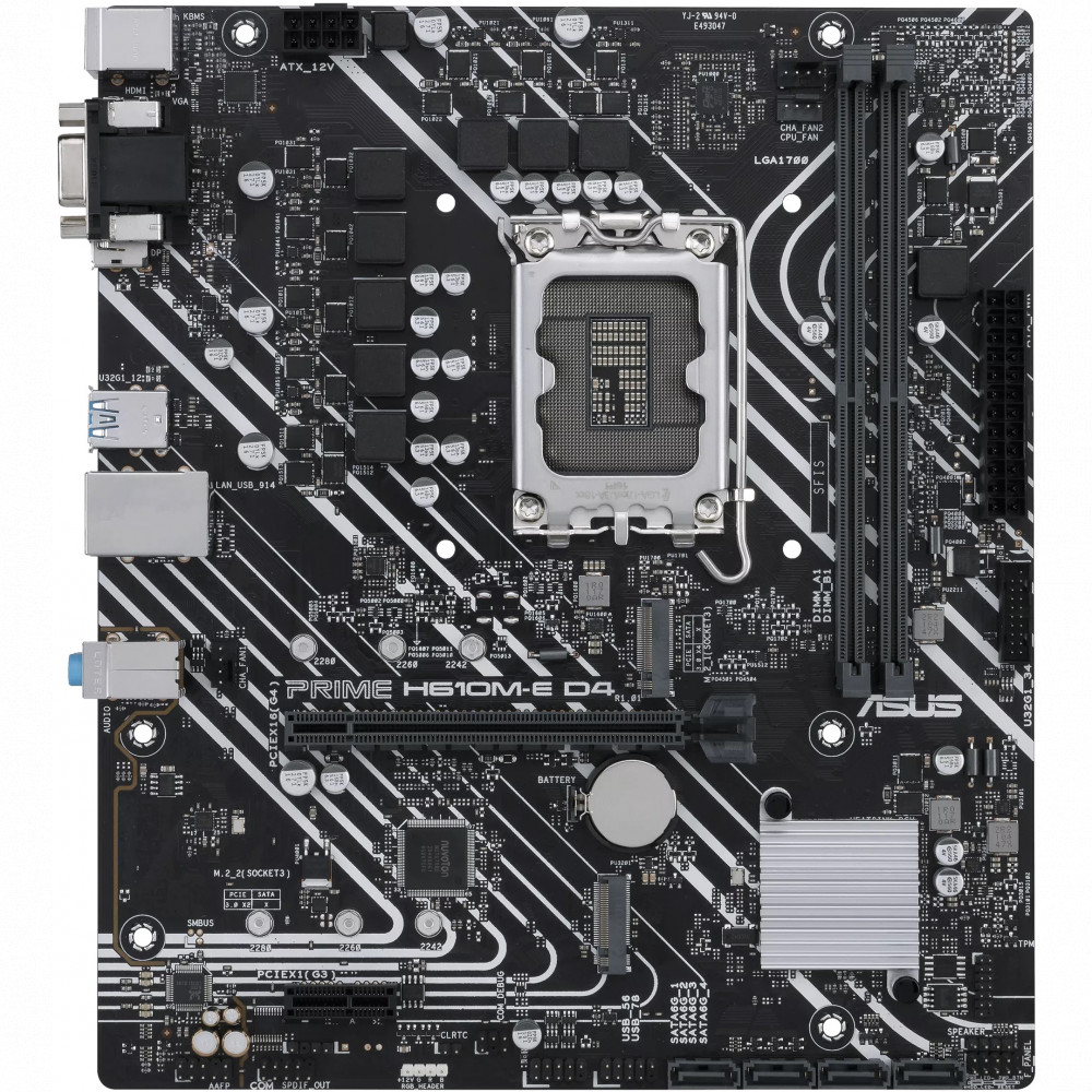 Материнская плата Asus PRIME H610M-E D4-CSM Micro-ATX, LGA 1700 - миниатюра 8