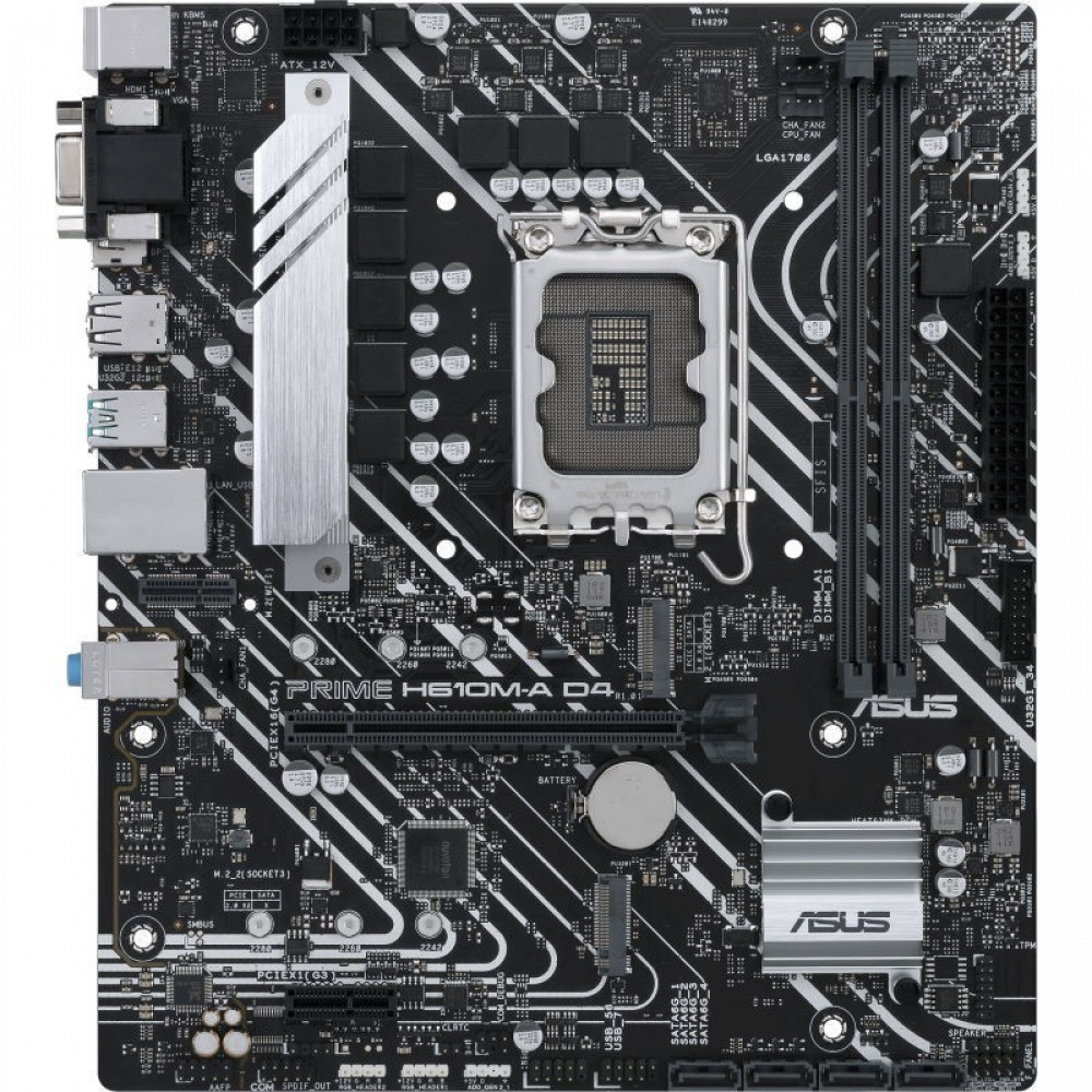 Материнская плата Asus PRIME H610M-A D4-CSM Micro-ATX, LGA 1700 - миниатюра 6