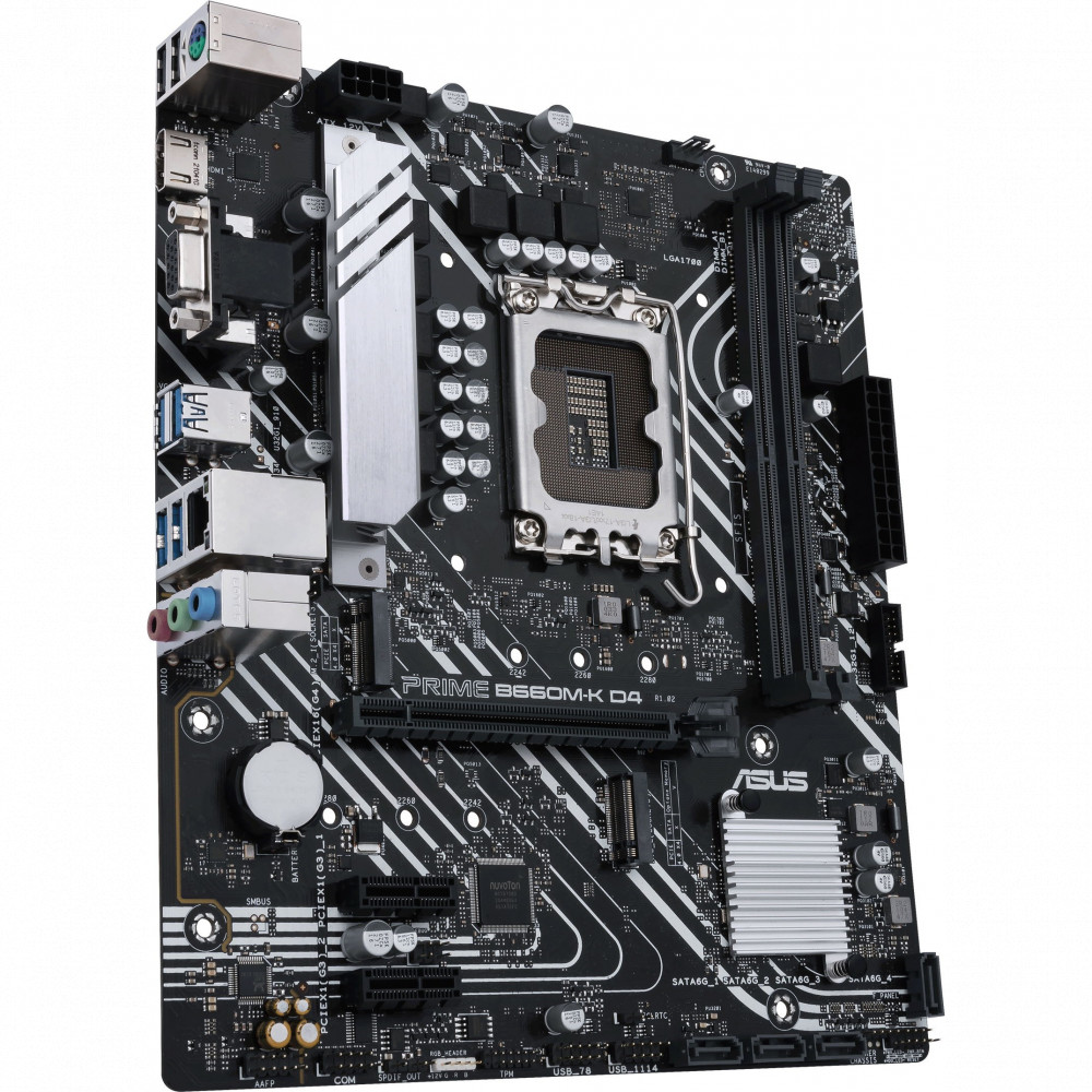 Материнская плата Asus PRIME B660M-K D4 Micro-ATX, LGA 1700 - миниатюра 8