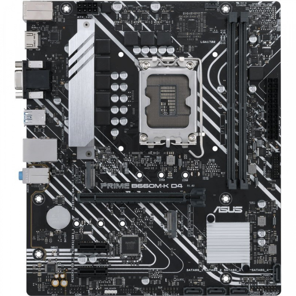 Материнская плата Asus PRIME B660M-K D4 Micro-ATX, LGA 1700 - миниатюра 9