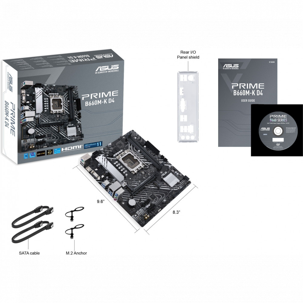 Материнская плата Asus PRIME B660M-K D4 Micro-ATX, LGA 1700 - миниатюра 14