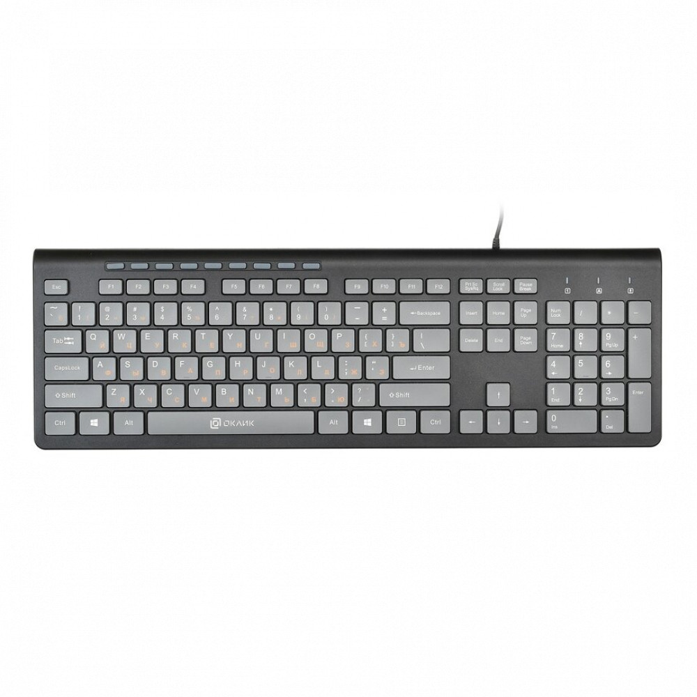 Клавиатура Oklick 480M 1067199 Проводная, USB - миниатюра 3