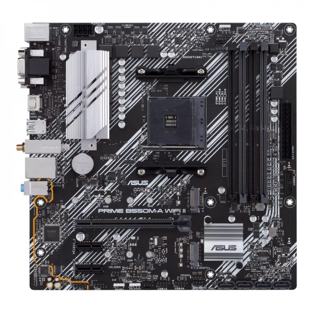 Материнская плата Asus PRIME B550M-A WIFI II Micro-ATX, AMD AM4 - миниатюра 6
