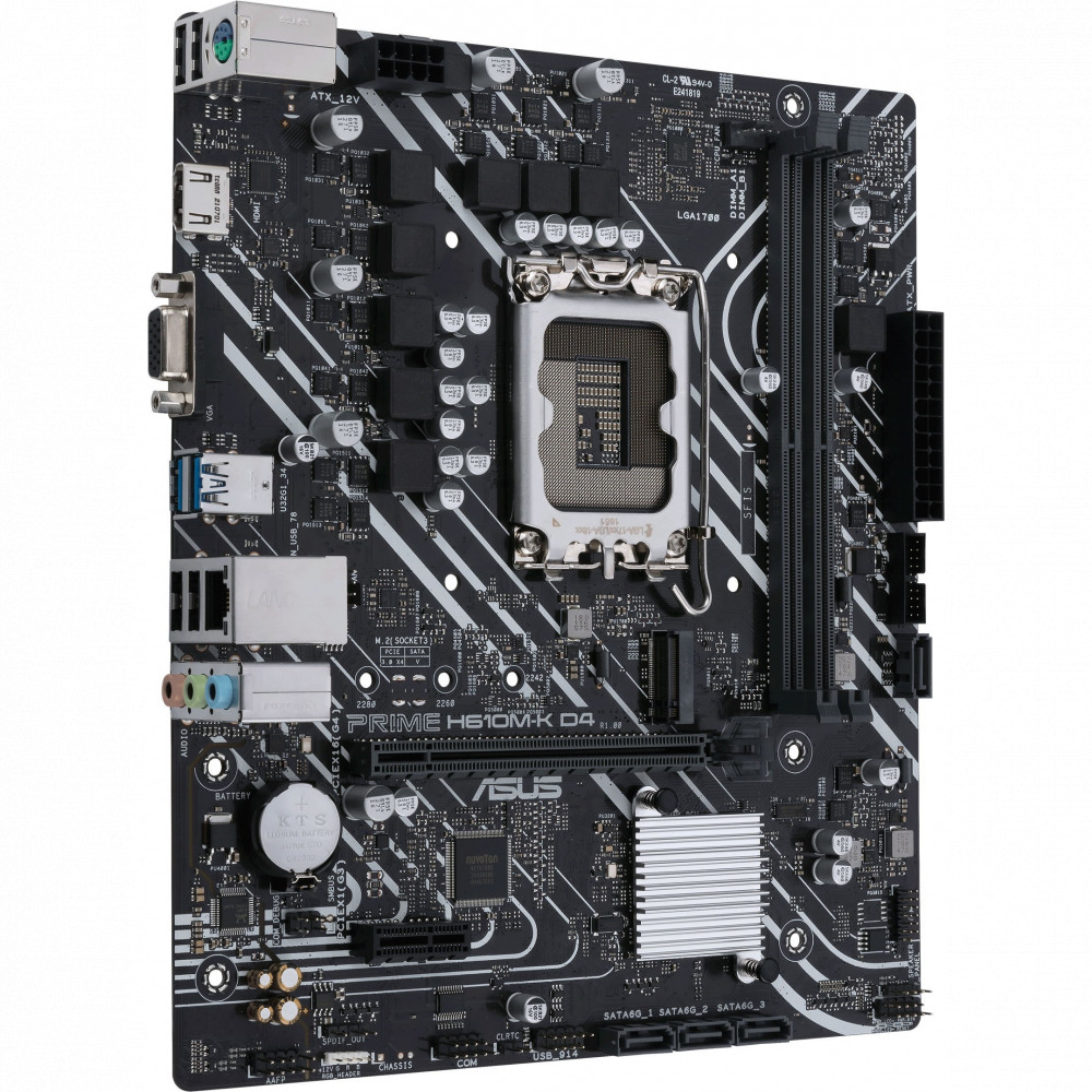 Материнская плата Asus PRIME H610M-K D4 Micro-ATX, LGA 1700 - миниатюра 7