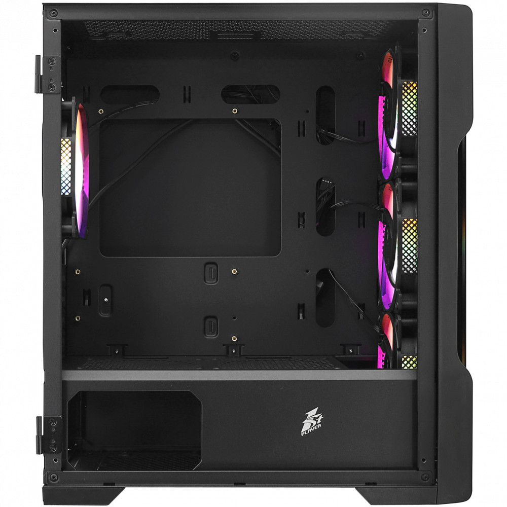 Корпус 1STPLAYER TRILOBITE T3 Black T3-BK-4F1 Mid-Tower - миниатюра 4