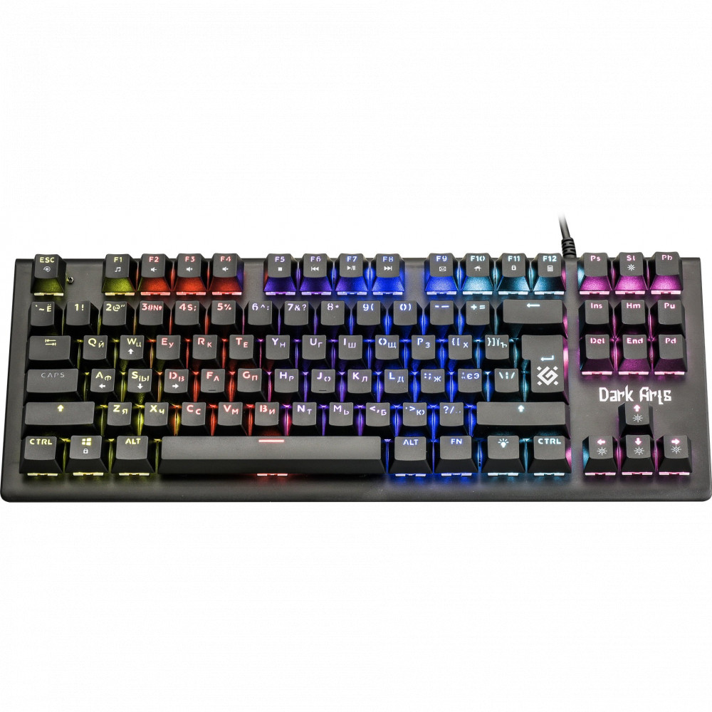 Клавиатура Defender DARK ARTS GK-375 RU 45375 Проводная, USB - миниатюра 9