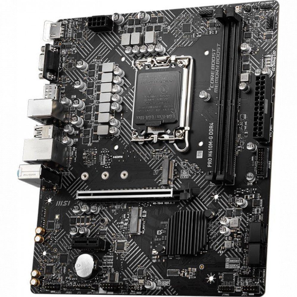 Материнская плата MSI PRO H610M-G DDR4 Micro-ATX, LGA 1700 - миниатюра 8