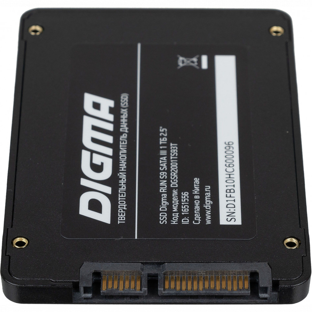 Жесткий диск Digma Run S9 DGSR2512GS93T SSD (твердотельные), 512 ГБ, 2.5 дюйма, SATA - миниатюра 4