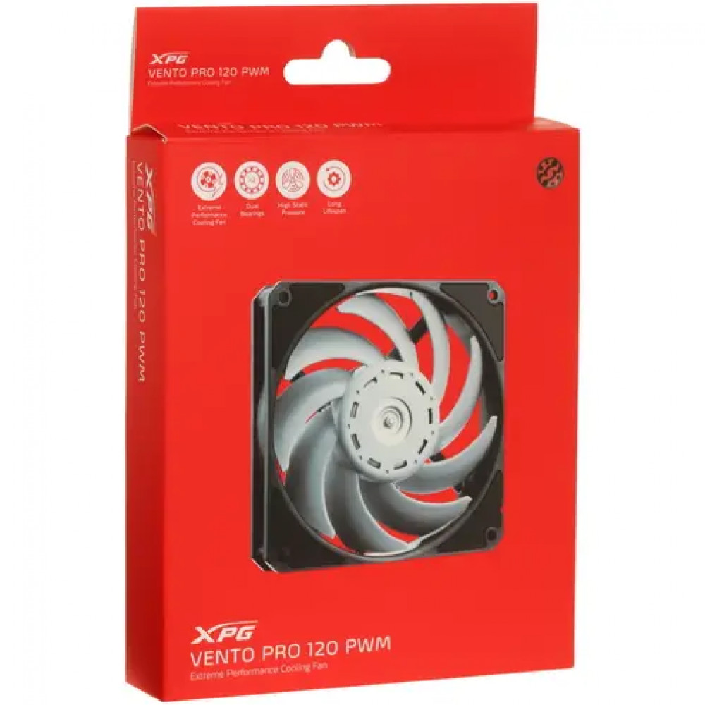 Система охлаждения XPG Vento Pro 120 PWM VENTOPRO120PWM-BKCWW Для системного блока - миниатюра 12