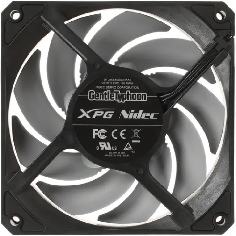 Система охлаждения XPG Vento Pro 120 PWM VENTOPRO120PWM-BKCWW Для системного блока - миниатюра 9