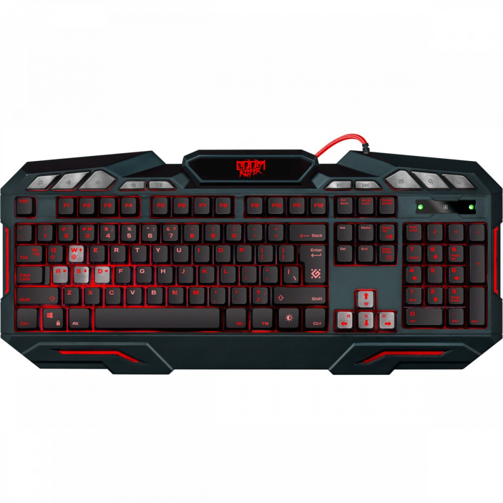 Клавиатура Defender Doom Keeper GK-100DL 45100 Проводная, USB - миниатюра 5