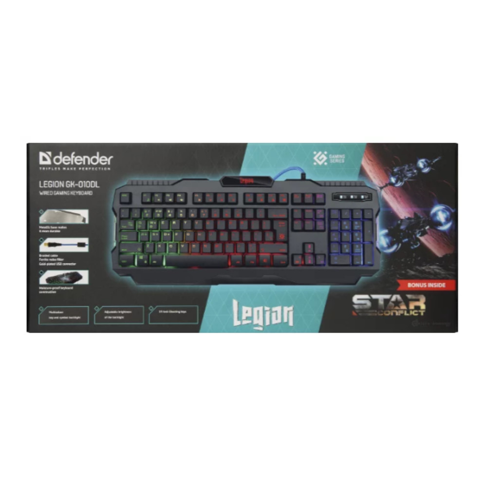 Клавиатура Defender Legion GK-010DL 45010 - миниатюра 4