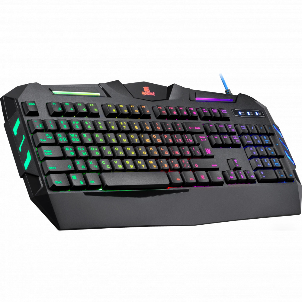 Клавиатура Defender Werewolf GK-120DL 45120 Проводная, USB - миниатюра 11