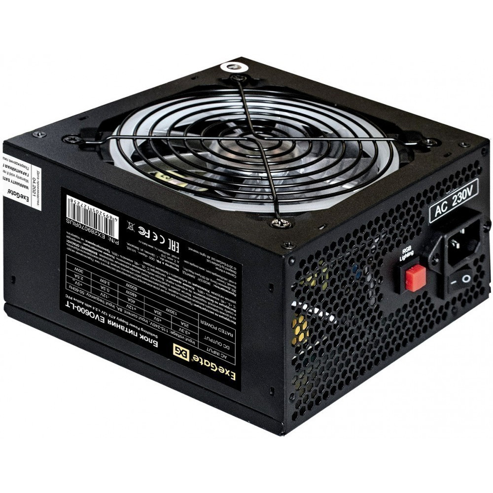 Блок питания ExeGate EVO800-LT EX289069RUS-S 800 Вт - миниатюра 5