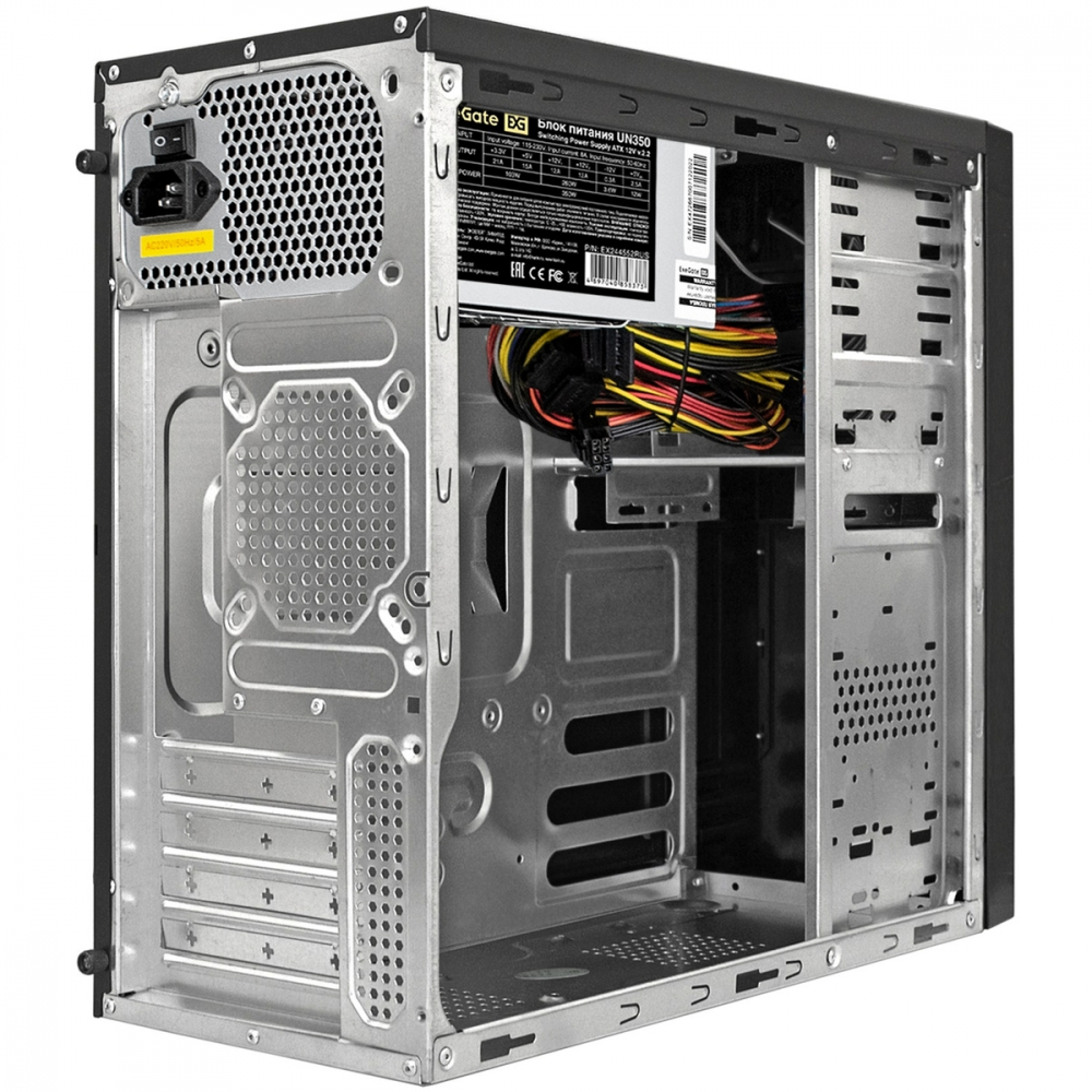 Корпус ExeGate MA-372UX-UN350 EX283235RUS Mini-Tower - миниатюра 5
