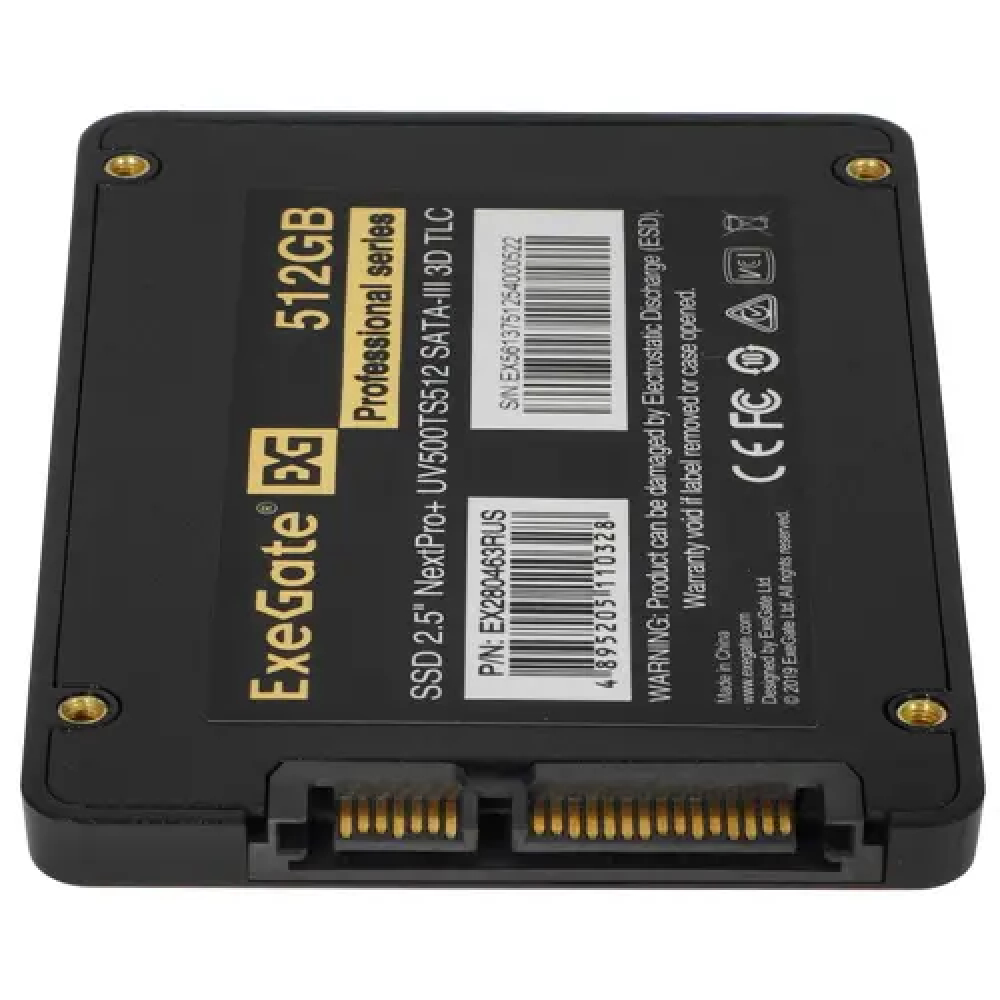 Жесткий диск ExeGate NextPro+ UV500TS512 EX280463RUS SSD (твердотельные), 512 ГБ, 2.5 дюйма, SATA - миниатюра 6