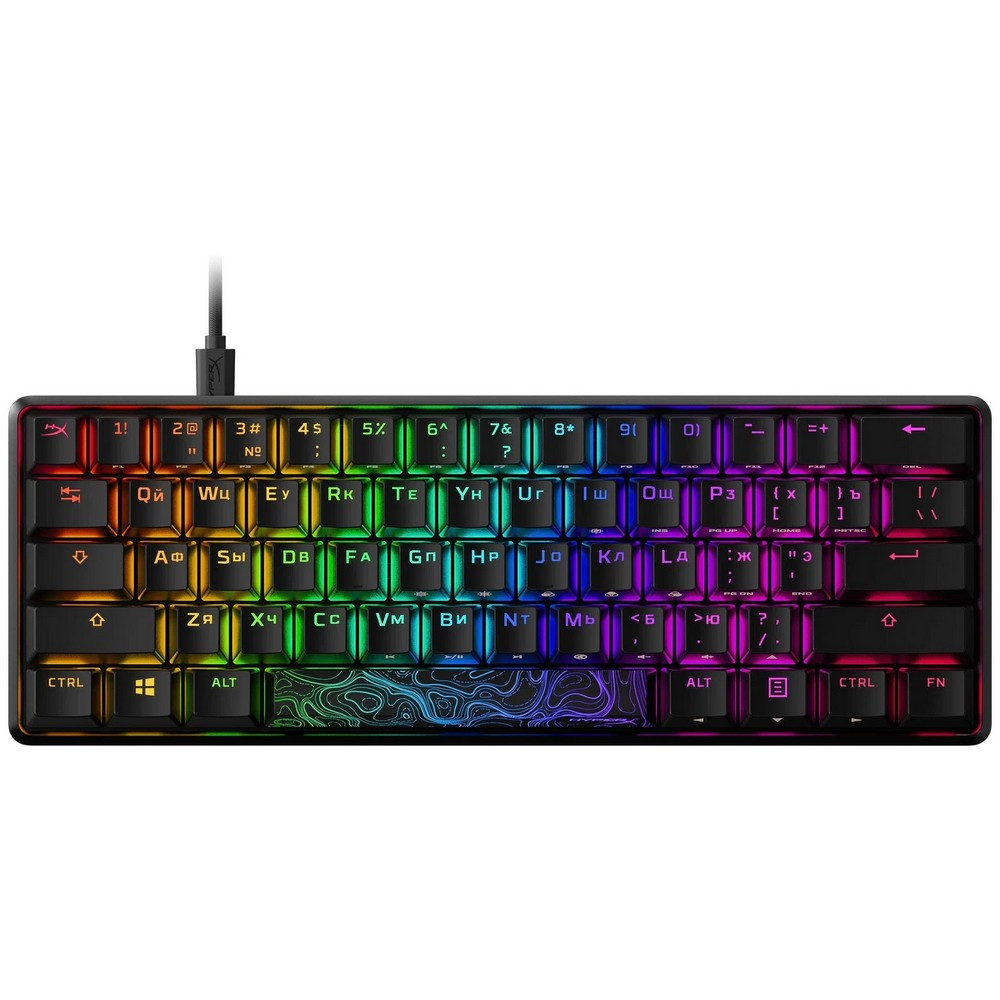 Клавиатура HyperX Alloy Origins 60 Black (Red switch) 4P5N0AA#ACB Проводная, USB - миниатюра 12