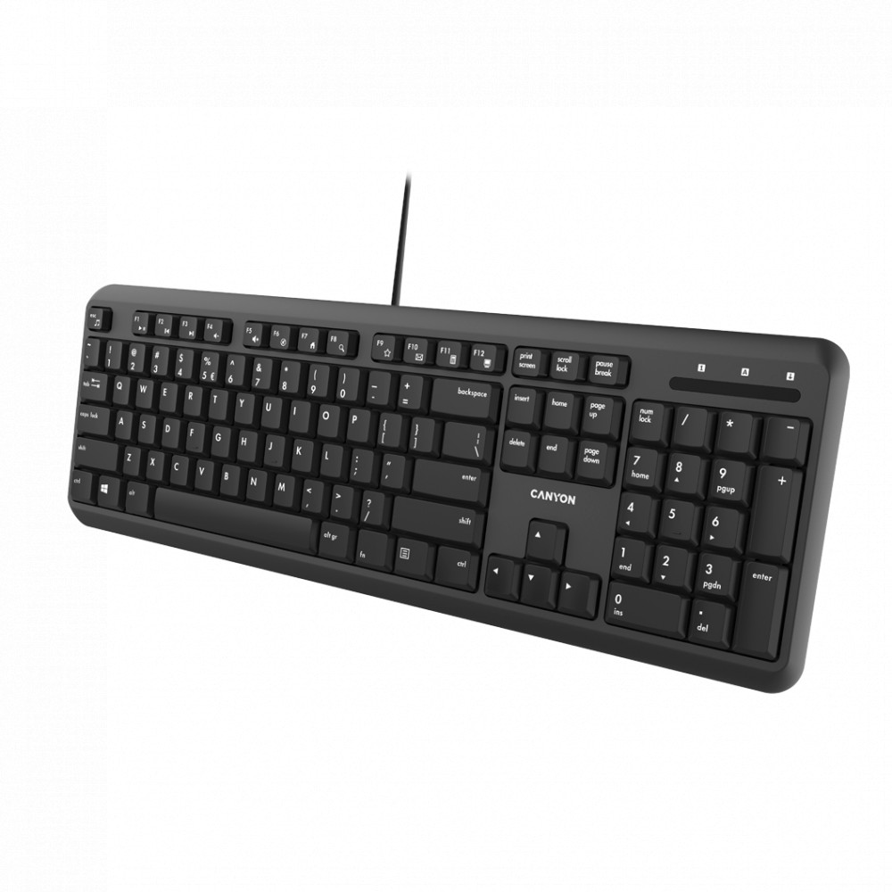 Клавиатура Canyon CNS-HKB02-RU Проводная, USB - миниатюра 6