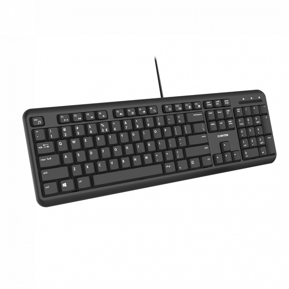Клавиатура Canyon CNS-HKB02-RU Проводная, USB - миниатюра 4