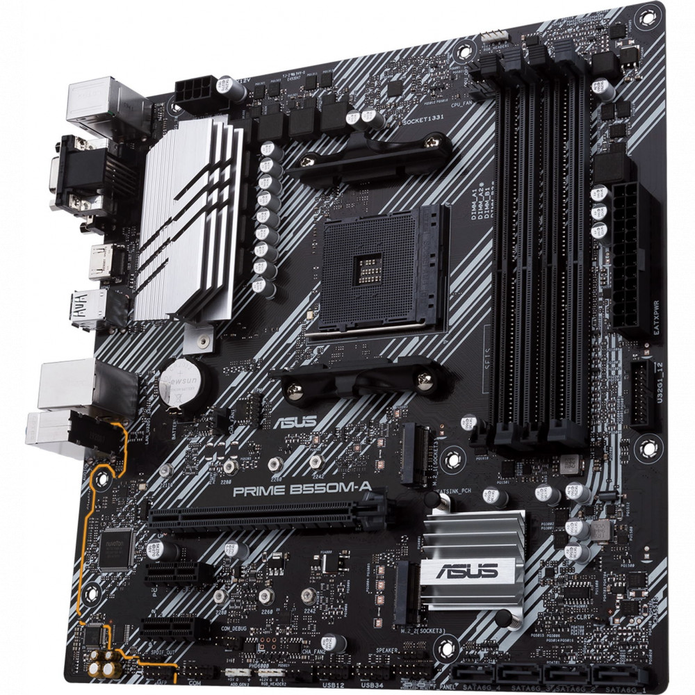 Материнская плата Asus PRIME B550M-A 90MB14I0-M0EAY0 Micro-ATX, AMD AM4 - миниатюра 7
