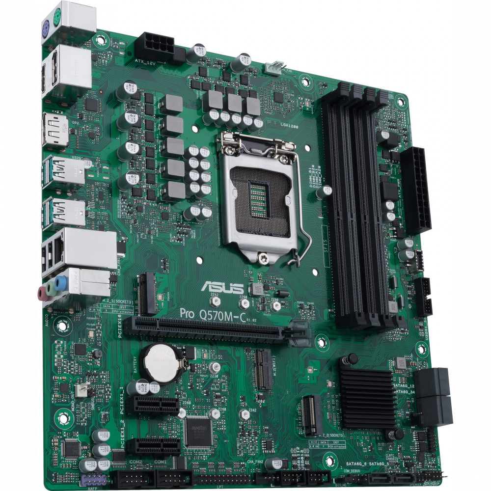Материнская плата Asus PRO Q570M-C/CSM 90MB1700-M0EAYC Micro-ATX, LGA 1200 - миниатюра 5