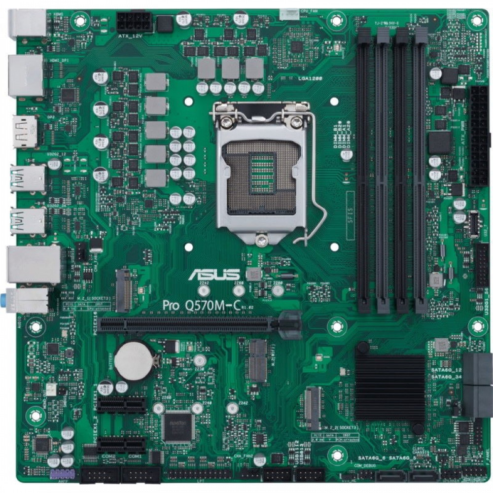 Материнская плата Asus PRO Q570M-C/CSM 90MB1700-M0EAYC Micro-ATX, LGA 1200 - миниатюра 6